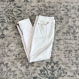 White House Black Market White Slim Jeans